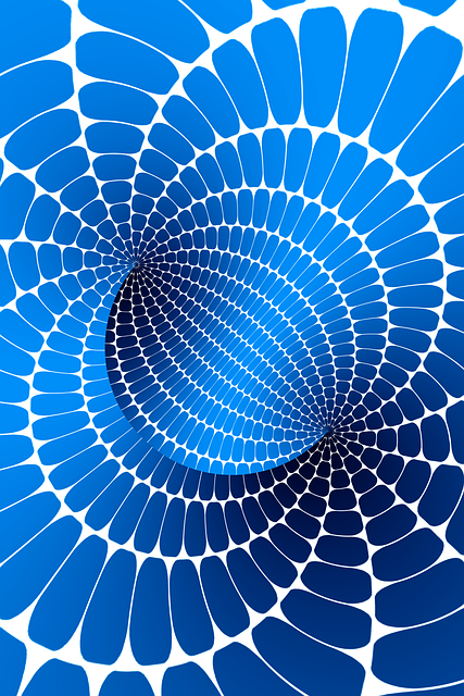 Abstract, Model, Albastru, Fractal