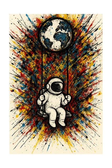 Free astronaut space cosmos vector
