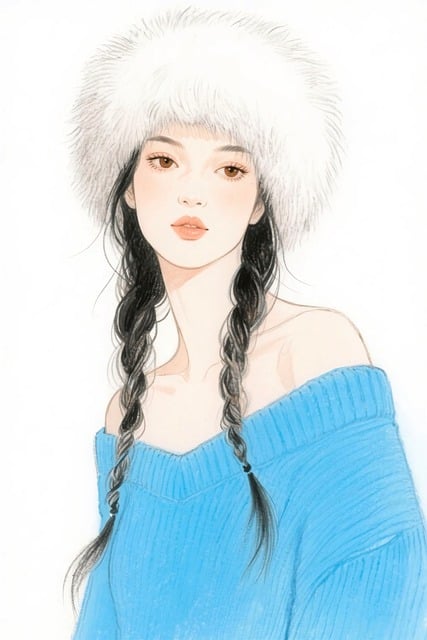 Free stylish woman elegant female minimalist design illustration