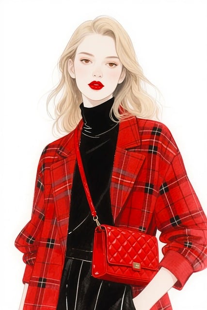 Free stylish woman fashion illustration elegant female illustration