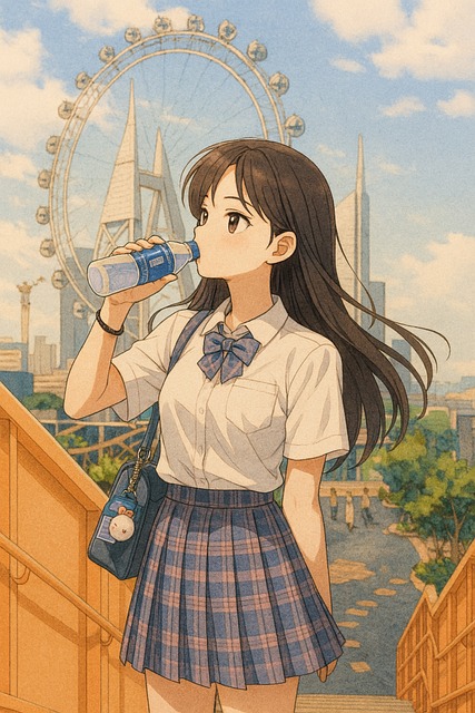 Anime Frau, Schuluniform