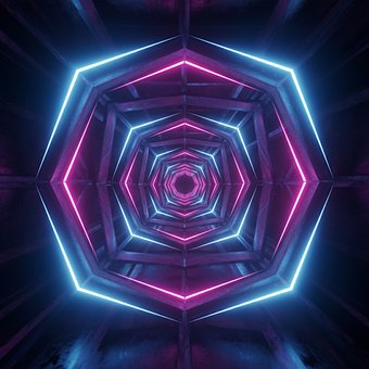 Free Neon Tunnel illustration and picture