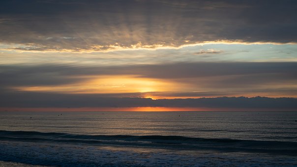 Free Sunrise Sea photo and picture