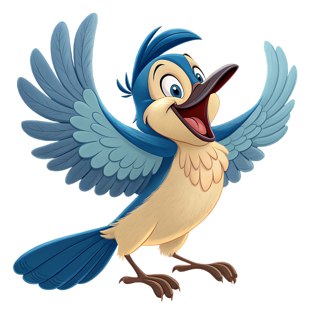 Karikatur, Vogel, Tier, Freudige