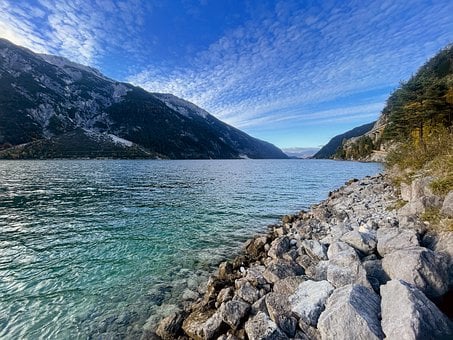 Hory, Jezero, Příroda, Rakousko, Italie