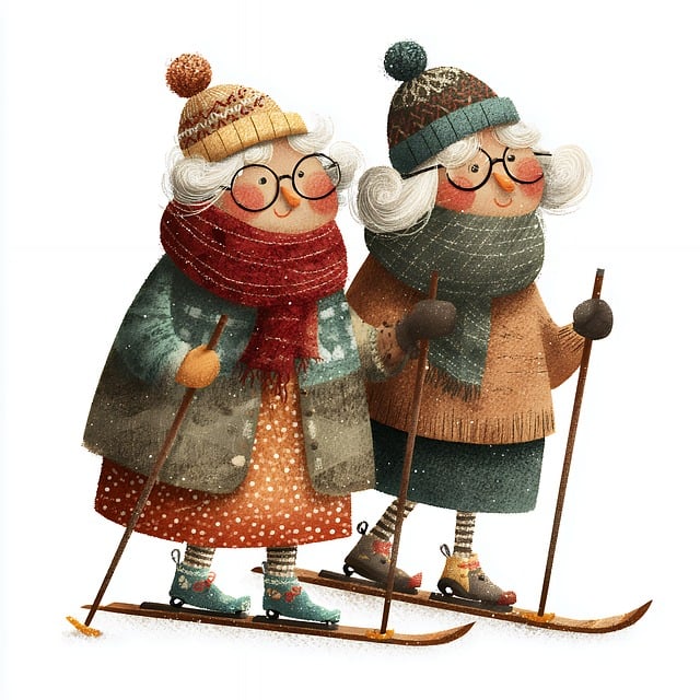 Free ai generated nature elderly illustration