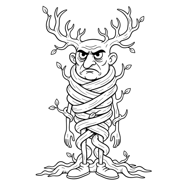 Free line art drawing design illustration
