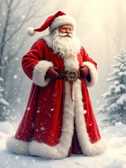 Free Santa Claus Christmas illustration and picture