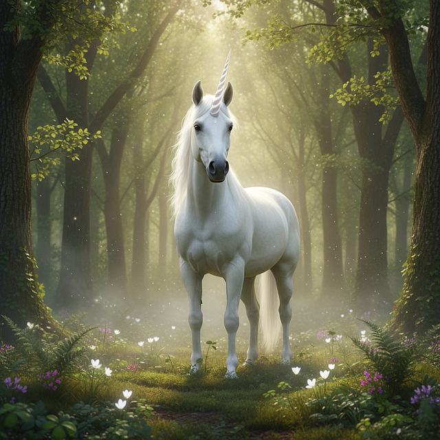 Free unicorn nature cute illustration