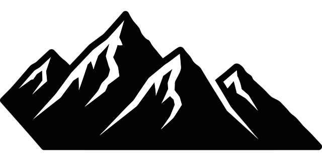 Free mountain mountains silhouette vector