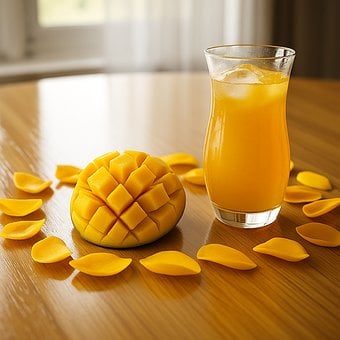 Free Mango Juice illustration and picture