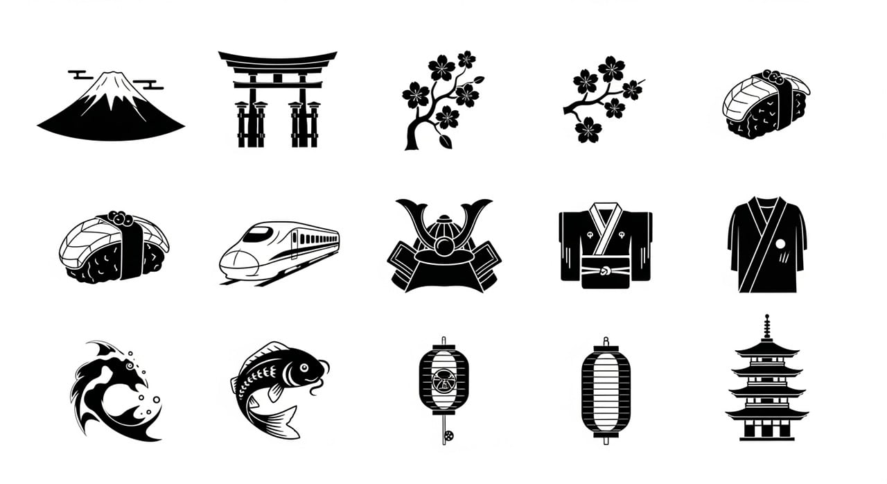 Download Japan, Japanese, Icon Set. Royalty-Free Vector Graphic - Pixabay