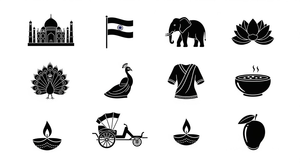 Download India, Indian, Icon Set. Royalty-Free Vector Graphic - Pixabay