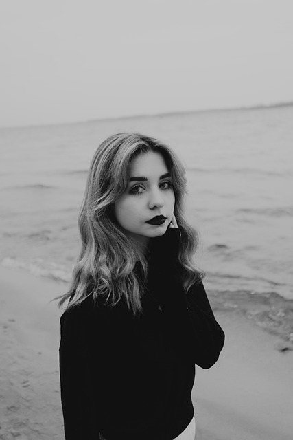 Retrato, Mujer, Niña, Niño, Naturaleza