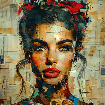 Free Portrait Abstract illustration and picture