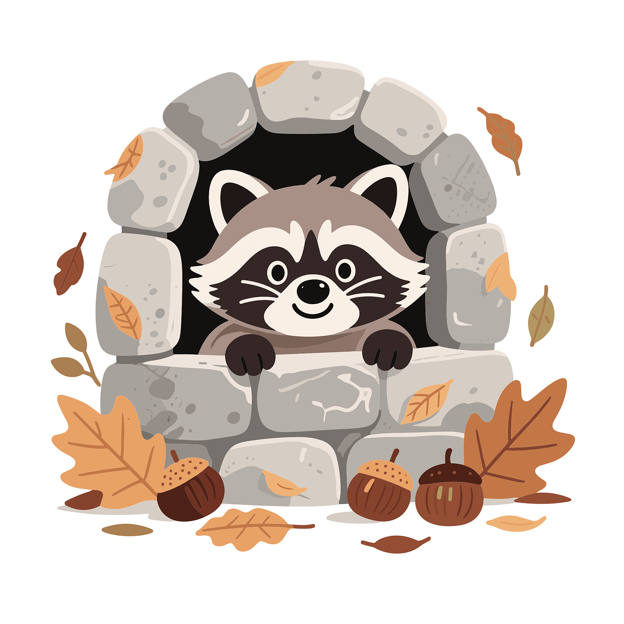 Free Cute Raccoon Vector Art - Download 4,876+ Cute Raccoon Icons ...