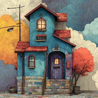 Free Moving Home illustration and picture