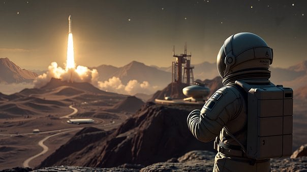 Free Astronaut Space illustration and picture