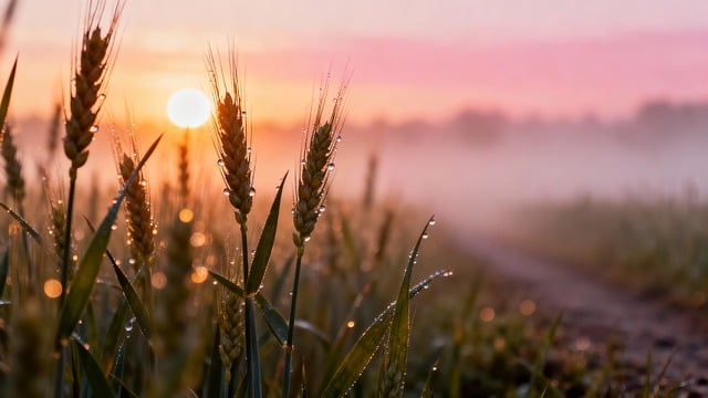 Free nature sunrise field illustration