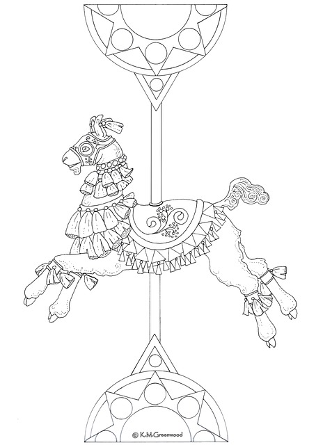 Lama, Karrusel, Farvelægning, Latin