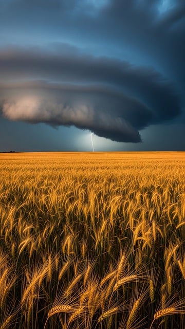 Free storm cloud cumulonimbus supercell illustration