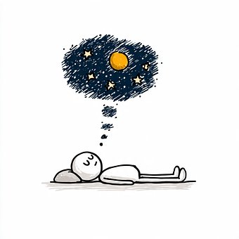 Free Sleeping Illustratioin illustration and picture