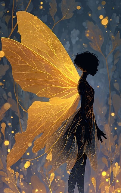Free fairy wings fantasy illustration