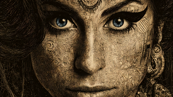 Free Surreal Portrait illustration and picture