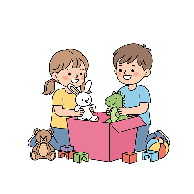 Free children toys playtime illustration