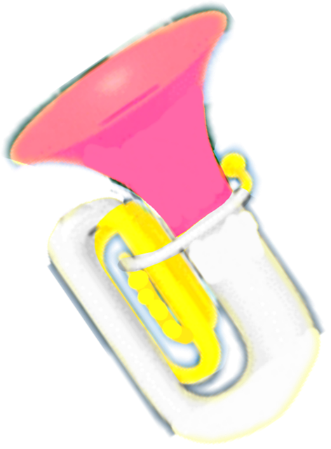 Tuba, Juguete, Pequeño, Niños