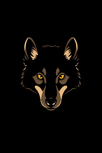 Free wolf animal savage illustration