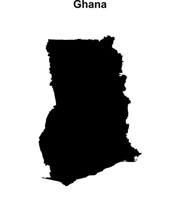 Mapa De Ghana, Ghana, Mapa, Territorio
