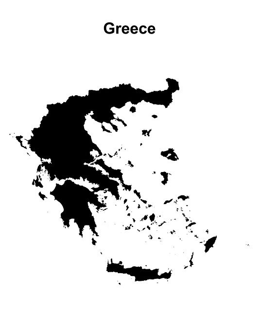 Mapa De Grecia, Grecia, Mapa, Nacional