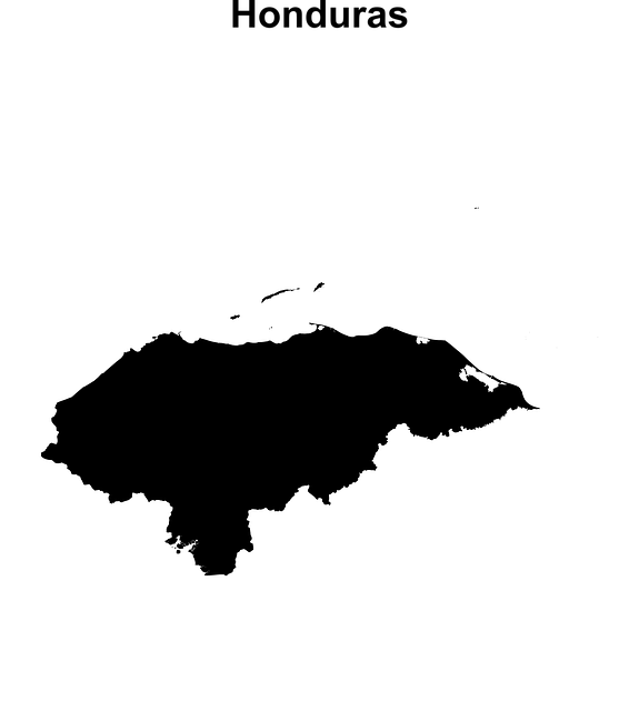 Mapa De Honduras, Honduras, Mapa