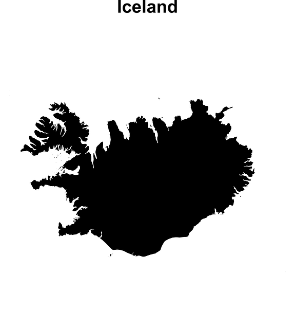 Mapa De Islandia, Islandia, Mapa