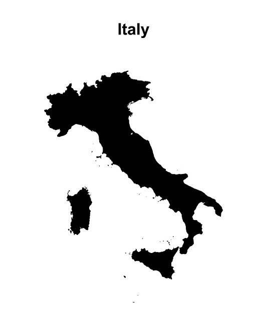 Italien Karte, Italien, Karte