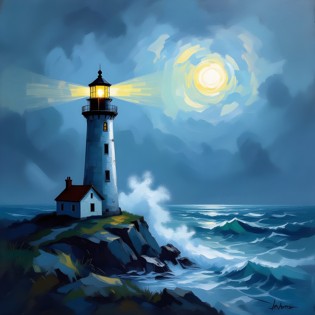 Download Lighthouse, Sea, Ocean. Royalty-Free Stock Illustration Image ...