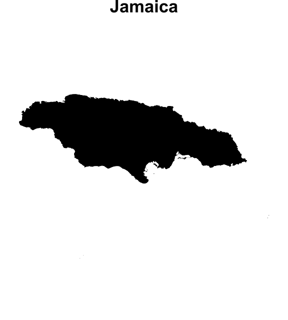 Mapa De Jamaica, Jamaica, Mapa, País