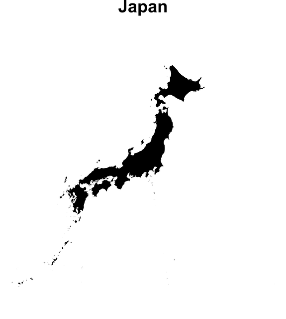 Mapa De Japón, Japón, Mapa, Zona