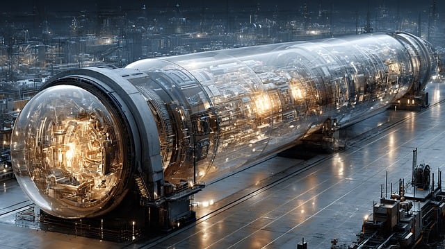 Free train futuristic transport illustration