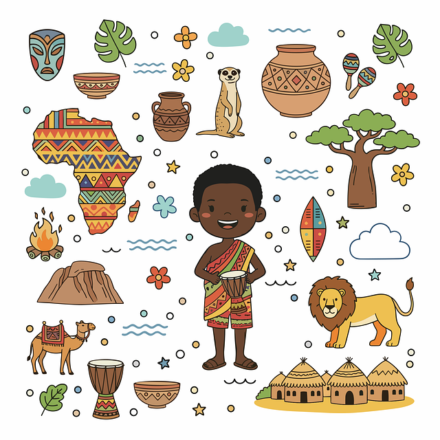 Free africa nature african culture vector