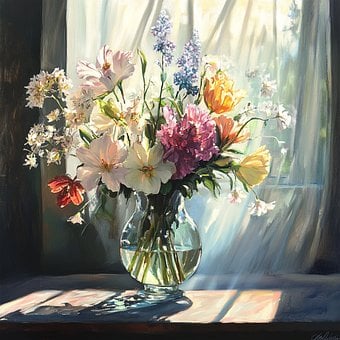 Impressionismus, Landschaft, Bunt