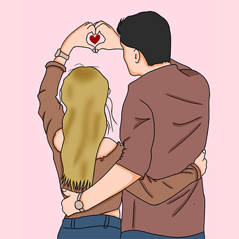 Free Love Couple illustration and picture