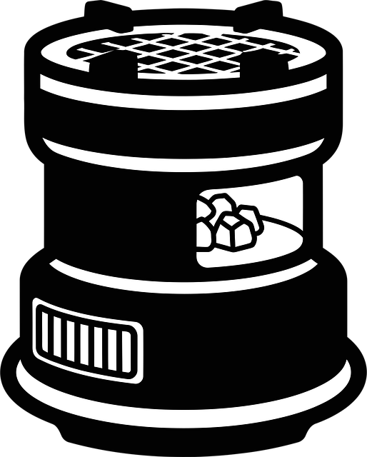 Free charcoal stove traditional stove coal burner illustration