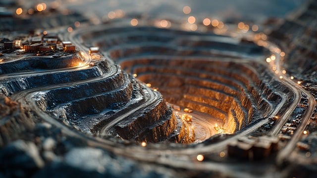 Download free HD stock image of Mine Mining Free mine mining pit illustration