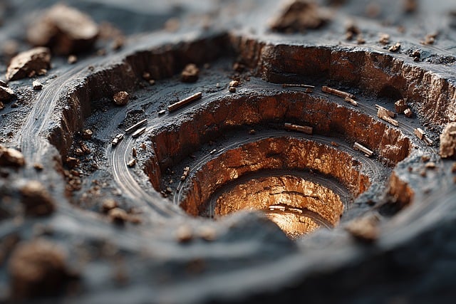 Download free HD stock image of Mine Pit Free mine pit mining illustration