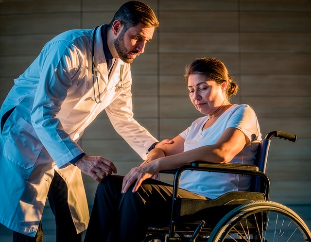 Arzt, Rollstuhl, Diagnose, Ärzte