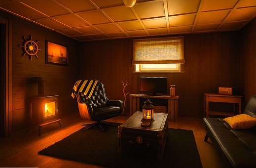 Free Fireplace Room Decor illustration and picture