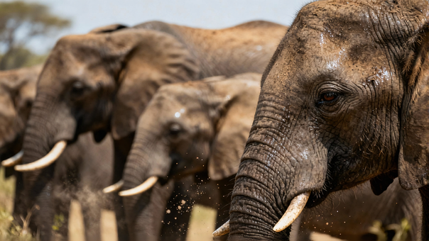 Elefante, Elefante Africano, Rebaño