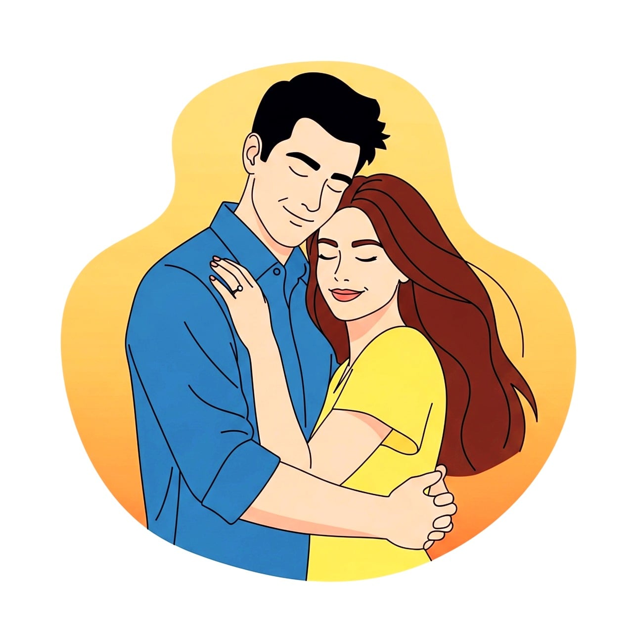 Download Couple, Love, Romantic. Royalty-Free Stock Illustration Image ...